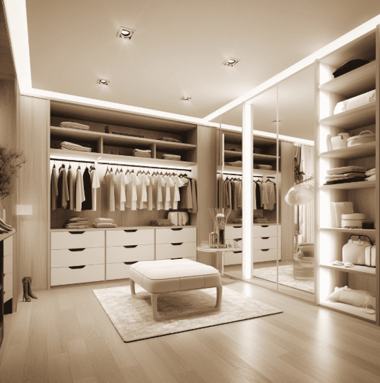 Walk-In Closet Organization